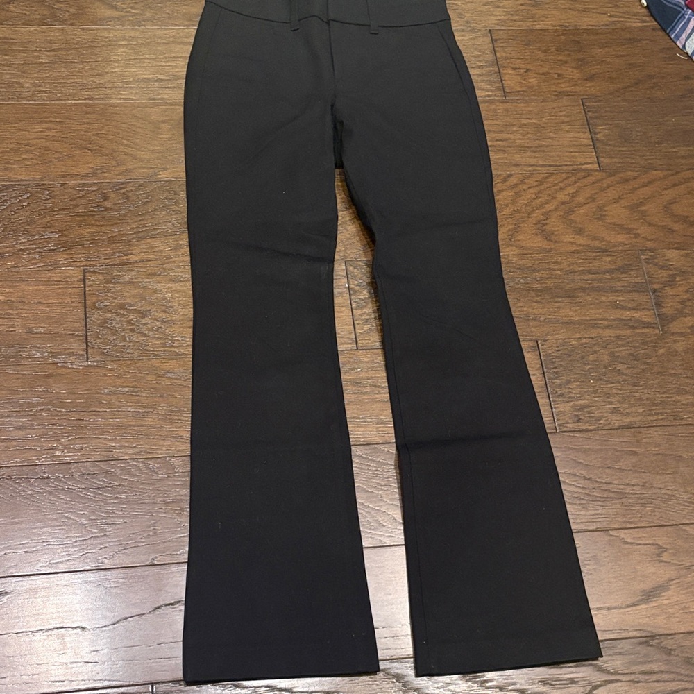 Old Navy Black High-Rise Pixie Flare Pants